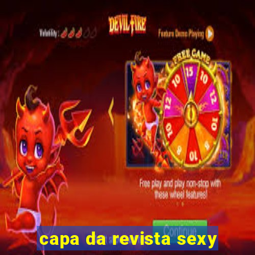 capa da revista sexy